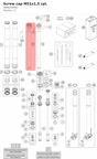 Diagram preview: Screw cap M51x1,5 cpl. (48602048S2)