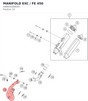 Diagram preview: MANIFOLD EXC / FE 450 (A48005009000)