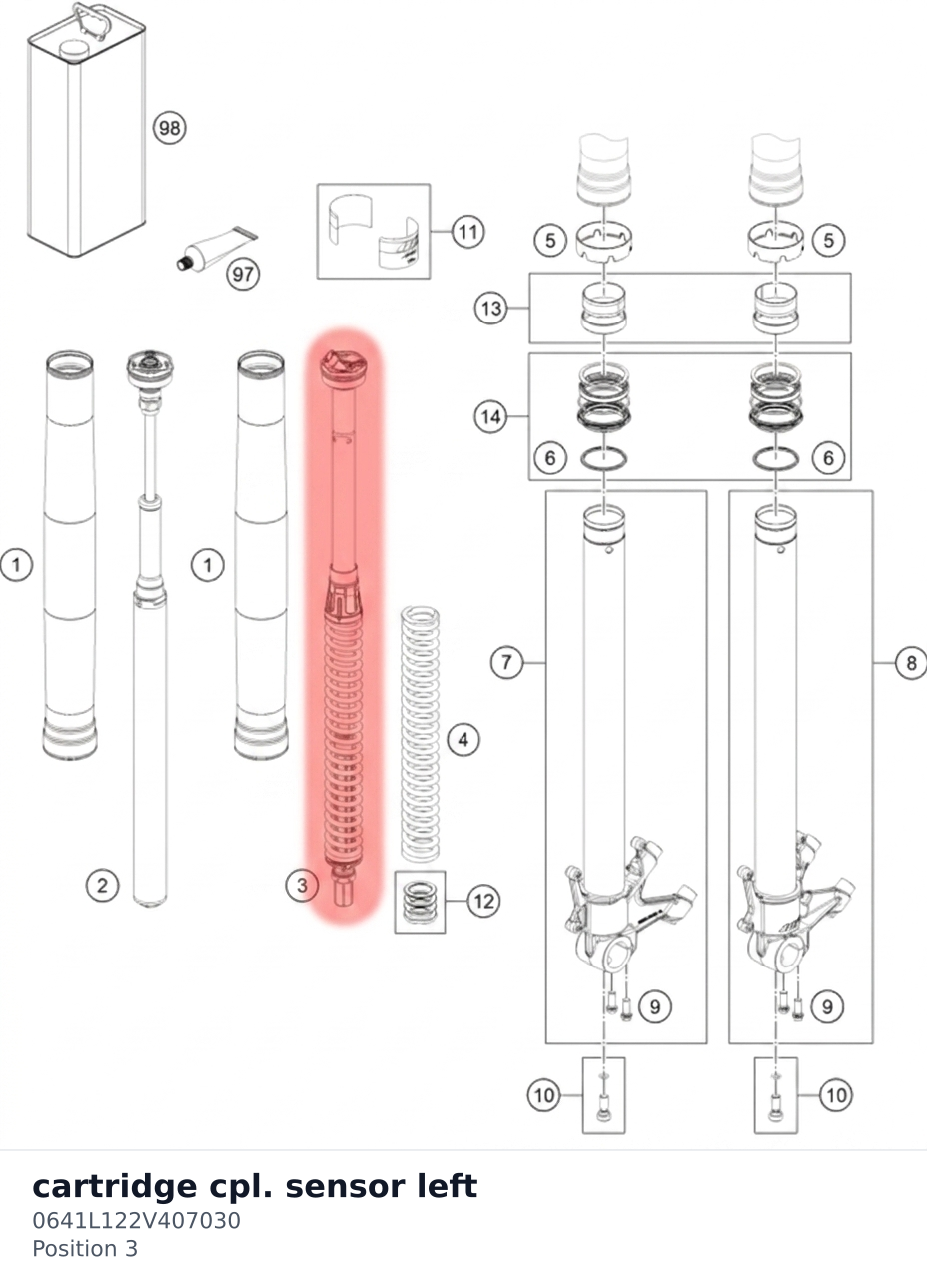 Diagram preview: cartridge cpl. sensor left (0641L122V407030)