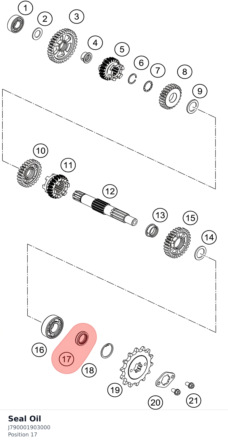Diagram preview: Seal Oil (J790001903000)