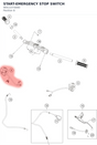 Diagram preview: START-EMERGENCY STOP SWITCH (90511074000)