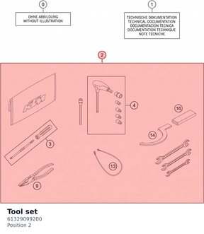 Diagram preview: Tool set (61329099200)