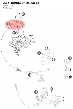Diagram preview: ELEKTRONICBOX 250SX   14 (54839131600)