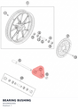 Diagram preview: BEARING BUSHING (90209083000)