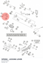 Diagram preview: SPRING - LOCKING LEVER (61234023000)