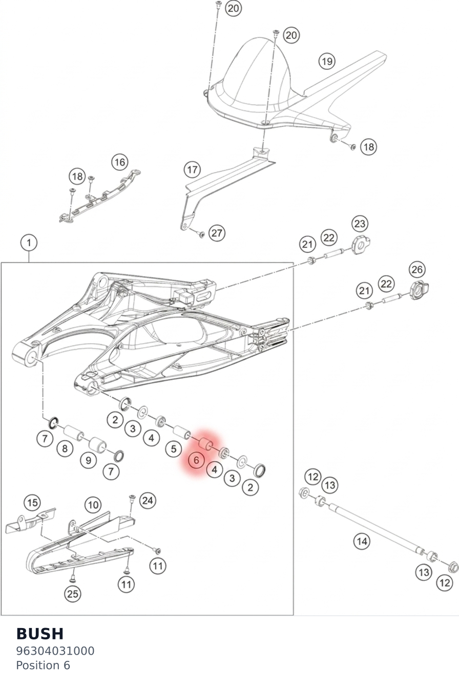 Diagram preview: BUSH (96304031000)