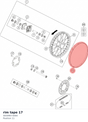 Diagram preview: rim tape 17 (58309073000)