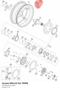 Diagram preview: Screw M5x15 for TPMS (0900000501500S)