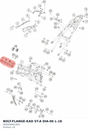 Diagram preview: BOLT-FLANGE-KAD ST-A DIA-06 L-18 (J900000601802)