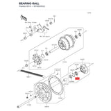 Kawasaki OEM – BEARING BALL product image