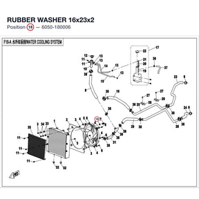 RUBBER WASHER 16x23x2 product image
