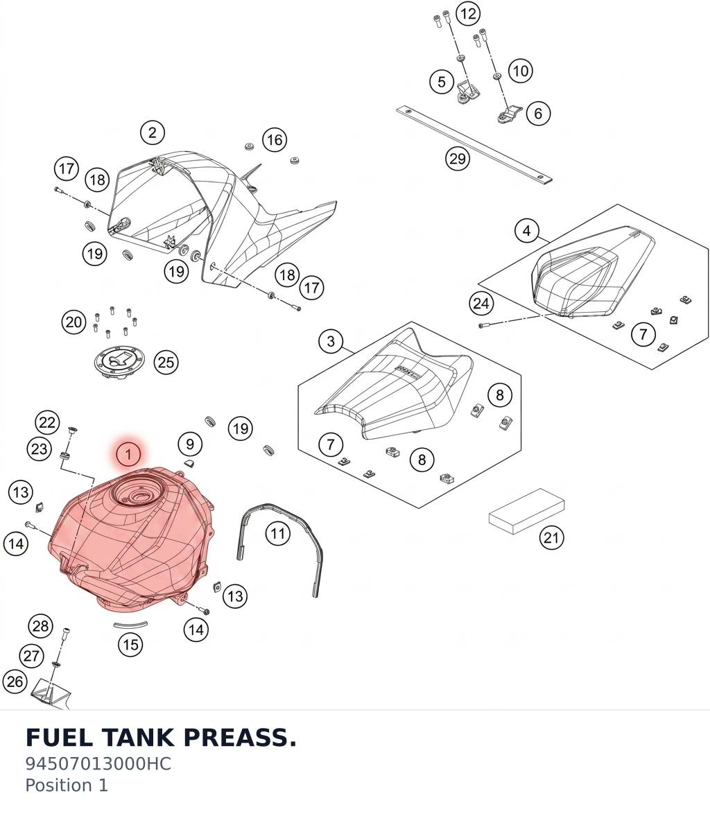 Diagram preview: FUEL TANK PREASS. (94507013000HC)