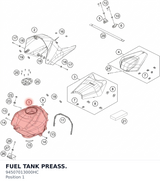 Diagram preview: FUEL TANK PREASS. (94507013000HC)