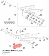 Diagram preview: CHAIN SLIDING GUARD (45204066000)