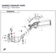 GASKET, EXHAUST PORT product image