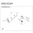 SLEEVE, FOOT PEDAL product image