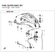 FUEL FILTER ASSY, EFI product image