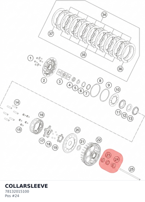 Diagram preview: COLLARSLEEVE (78132015100)