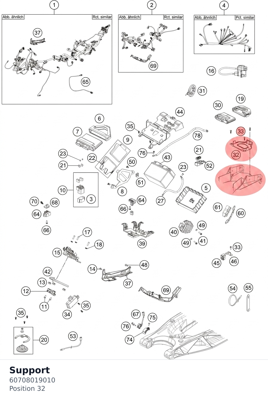 Diagram preview: Support (60708019010)