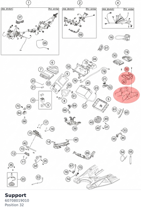 Diagram preview: Support (60708019010)