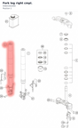 Diagram preview: Fork leg right cmpl. (93601002000)