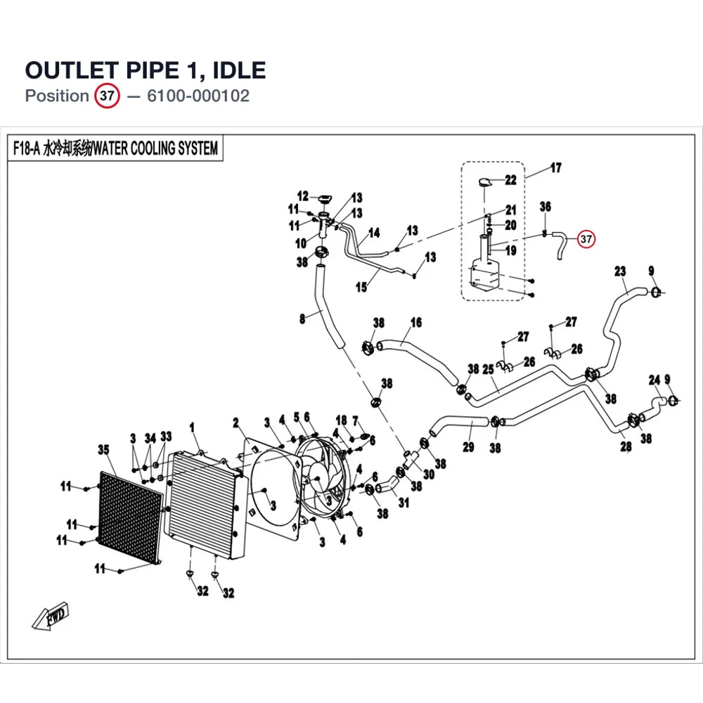 OUTLET PIPE 1, IDLE product image