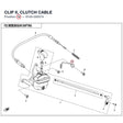 CLIP II, CLUTCH CABLE product image