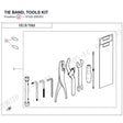 TIE BAND, TOOLS KIT product image