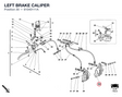 LEFT BRAKE CALIPER