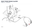 RIGHT FRONT BRAKE CALIPER