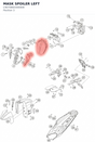 Diagram preview: MASK SPOILER LEFT (C90708003000EB)