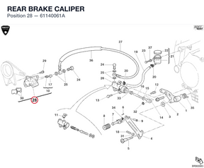 REAR BRAKE CALIPER