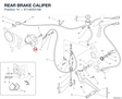 REAR BRAKE CALIPER 61140301AB diagram position