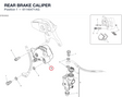REAR BRAKE CALIPER