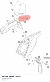 Diagram preview: BRAKE HOSE GUIDE (4520802200030)