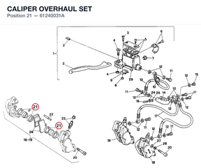 CALIPER OVERHAUL SET