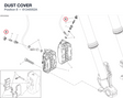 DUST COVER 61240052A diagram position