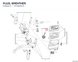PLUG, BREATHER 61240231A diagram position