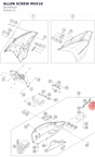 Diagram preview: ALLEN SCREW M5X10 (J912050103)
