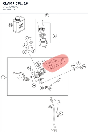 Diagram preview: CLAMP CPL. 16 (76013005100)