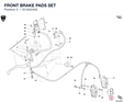 FRONT BRAKE PADS SET