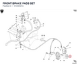 FRONT BRAKE PADS SET
