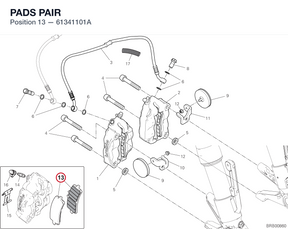 PADS PAIR 61341101A diagram position
