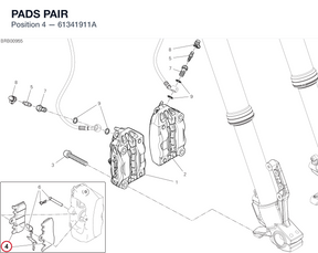 PADS PAIR 61341911A diagram position