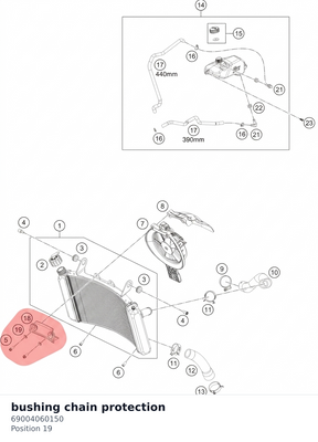 Diagram preview: bushing chain protection (69004060150)