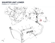 SQUIRTER UNIT LOWER 61610211A diagram position