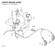 FRONT BRAKE HOSE