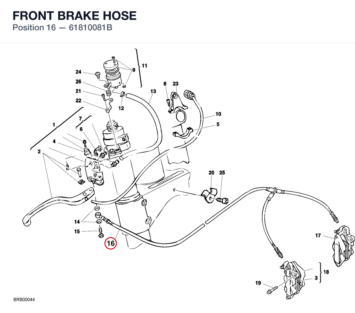 FRONT BRAKE HOSE