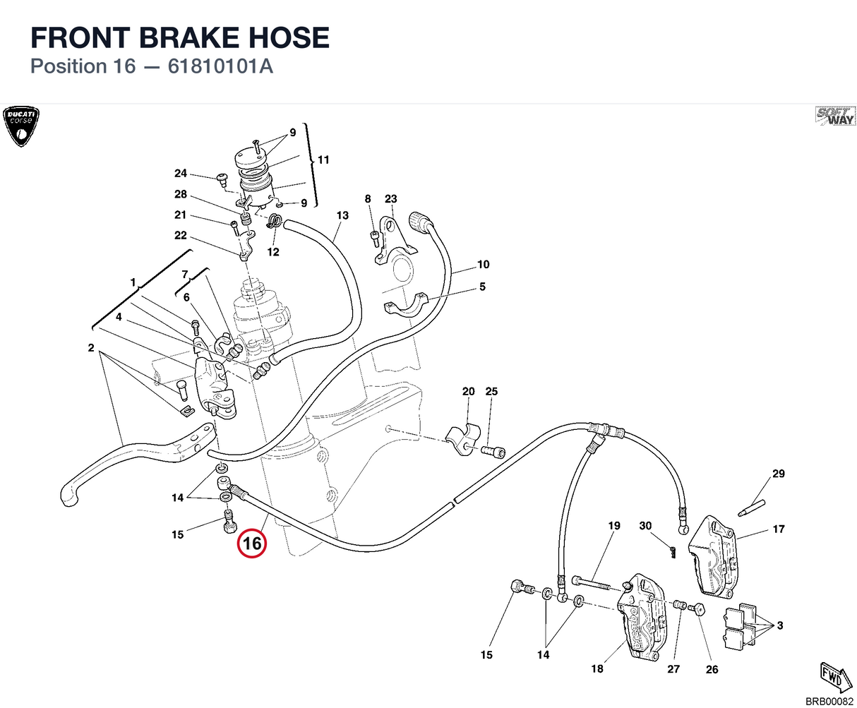 FRONT BRAKE HOSE