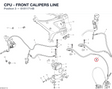 CPU - FRONT CALIPERS LINE 61811714B diagram position